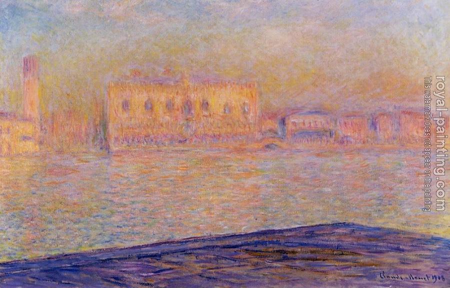 Claude Oscar Monet : The Doges' Palace Seen from San Giorgio Maggiore III